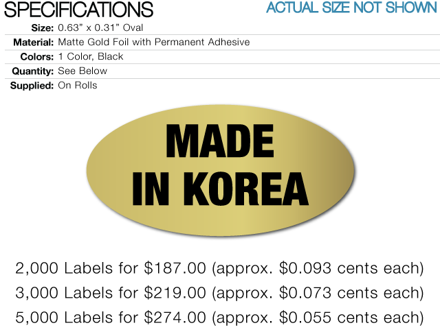 Custom Printed Labels for Job # 32119 by Sticker.com