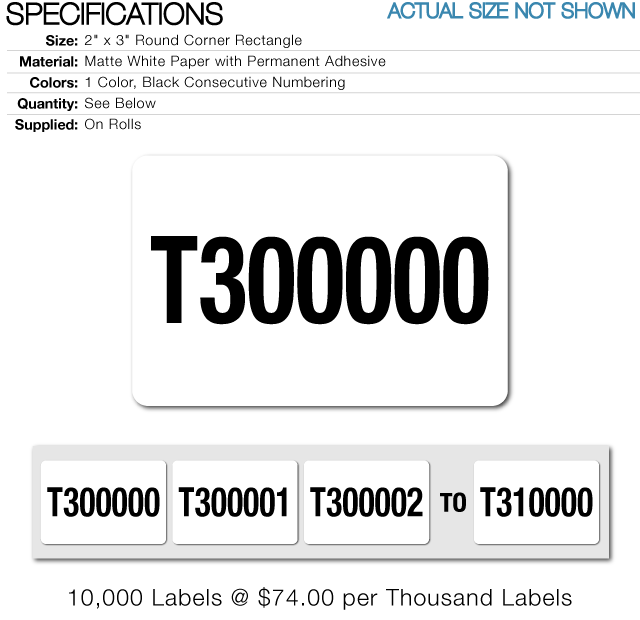 Label 3900 Custom Printed Labels for Job # 33890 by Sticker.com